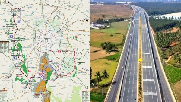 Bengaluru s Satellite Town Ring Road Hoskote To Tamil Nadu Border Set To Open By June 2026