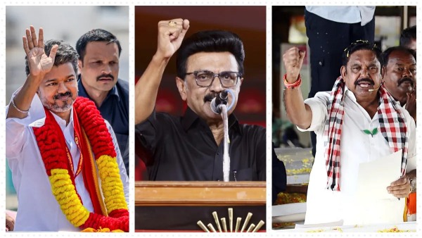 Tamil Nadu Exit Polls 2026 DMK AIADMK or TVK - Who Will Emerge Victorious P-Marq Survey Out