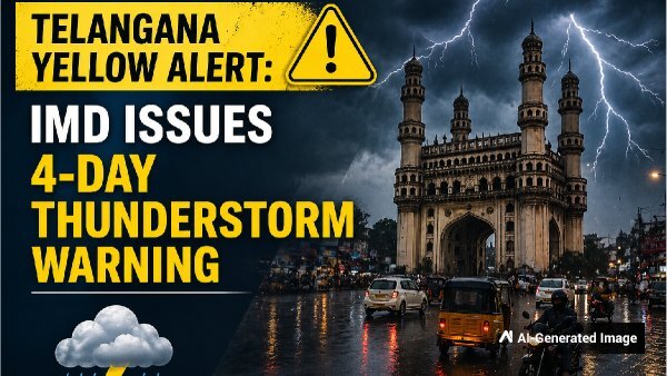 Telangana Yellow Alert IMD