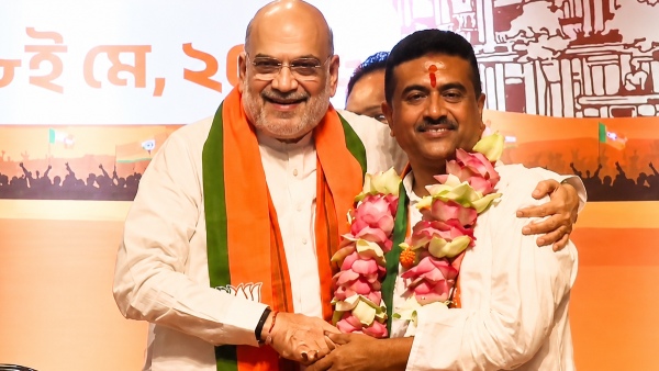 Amit Shah and Suvendu Adhikari