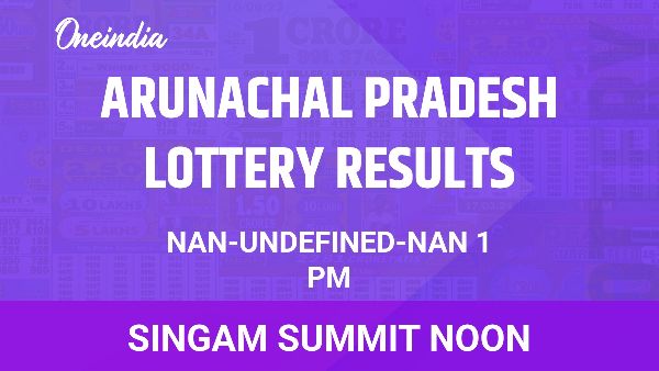 Results of the Arunachal Pradesh State Lottery Singam Summit Noon for November 30
