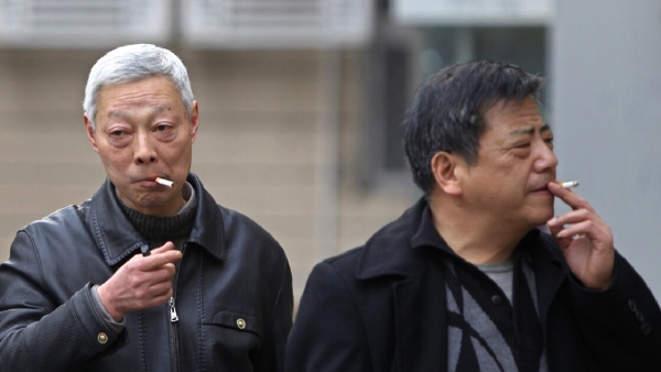 China Smokes Highest in the World