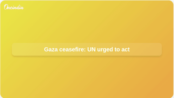 Gaza ceasefire: UN urged to act Gaza ceasefire: UN urged to act