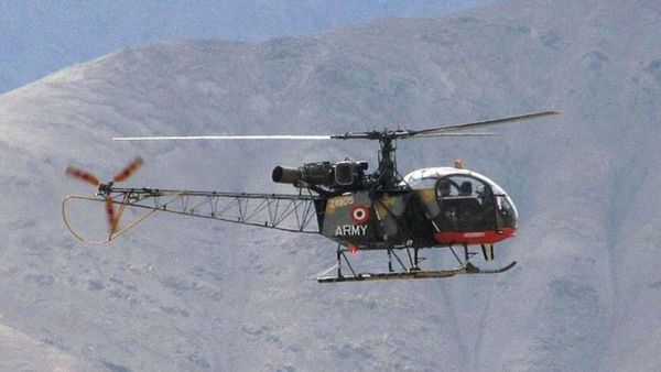 Indian Army s Cheetah Helicopter file photo Indian Army s Cheetah Helicopter file photo