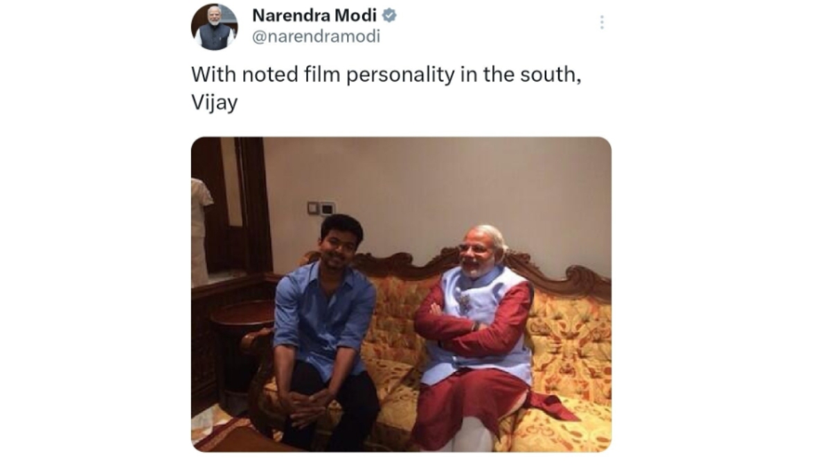 BJP Set To Form Govt In Tamil Nadu? TVK's Vijay's Old Photo With PM Modi Goes Viral