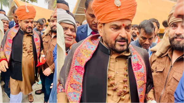 Reels and photographs with former MP Brij Bhushan Sharan Singh Reels and photographs with former MP Brij Bhushan Sharan Singh