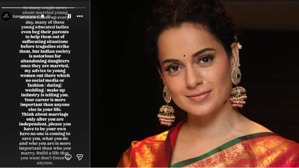 Kangana Ranaut Pens Message Kangana Ranaut Pens Message