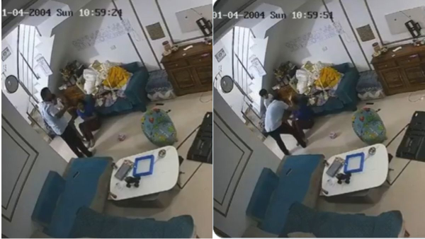 Husband Assaults His Wife In Jaipur Husband Assaults His Wife In Jaipur