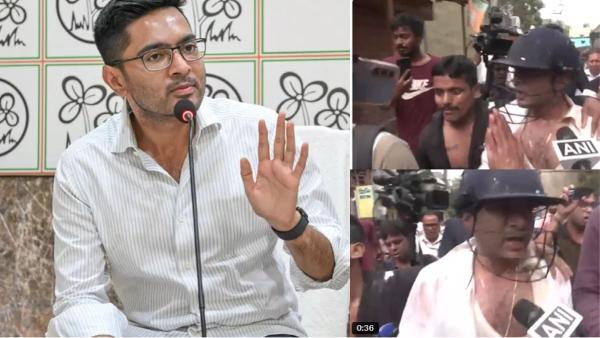 Mob Attack On MP Abhishek Banerjee Mob Attack On MP Abhishek Banerjee