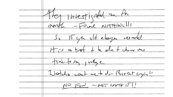 Jeffrey Epstein s Suicide Note