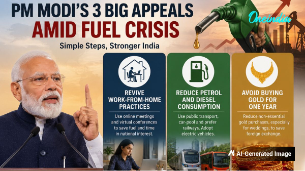 PM Modi s Three Big Appeals