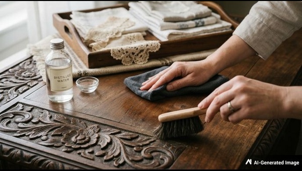 Cleaning vintage and antique items safely