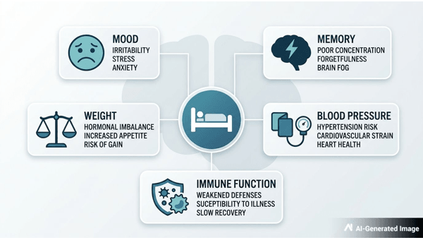 Poor sleep and health effects