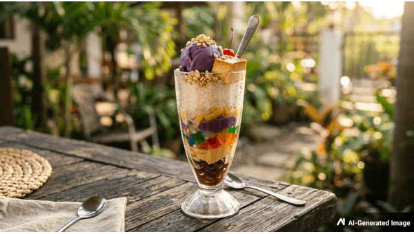 Halo-halo Filipino layered dessert