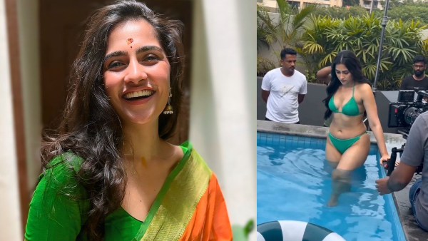 Rukmini Vasanth Bikini Video Viral Fans Debate Whether Poolside Clips Are Real or AI Generated Rukmini Vasanth Bikini Video Viral Fans Debate Whether Poolside Clips Are Real or AI Generated