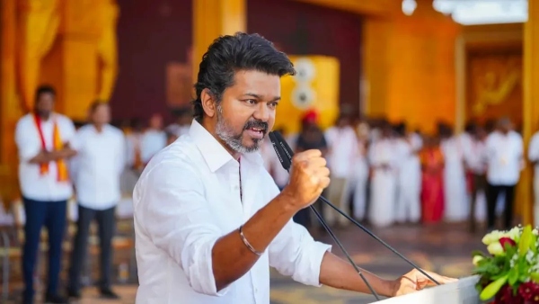 TVK Chief Vijay to take oath TVK Chief Vijay to take oath