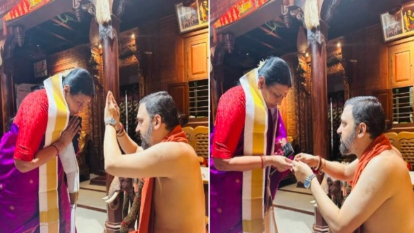 As Udhayanidhi Stalin Targets Sanatan Dharma Recent Pics of Durga Stalin at Mookambika Temple Go Viral As Udhayanidhi Stalin Targets Sanatan Dharma Recent Pics of Durga Stalin at Mookambika Temple Go Viral