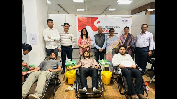 Adani Foundation's Record Blood Drive