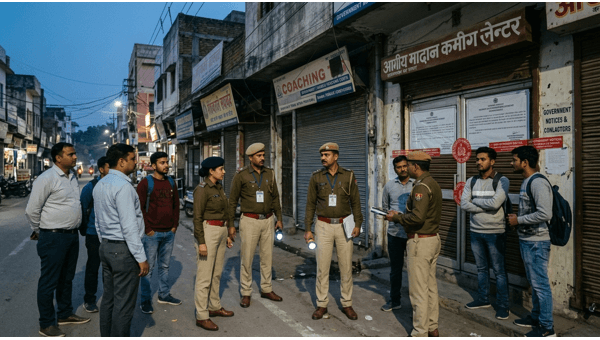 Lucknow authorities sealing coaching centre after fire tragedy