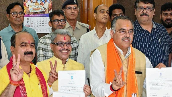 BJP Wins 3 RS seat in MP