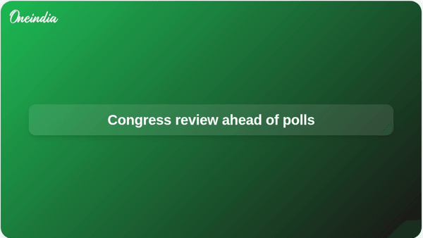 Congress review ahead of polls