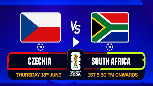 Czechia vs South Africa FIFA World Cup 2026 TV Channel in India Free Live Stream and Kick-off Time Czechia vs South Africa FIFA World Cup 2026 TV Channel in India Free Live Stream and Kick-off Time