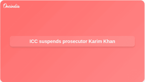 ICC suspends prosecutor Karim Khan