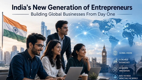 Indian Entrepreneurs Building Global Businesses From Day One Indian Entrepreneurs Building Global Businesses From Day One