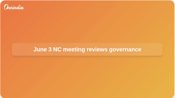 June 3 NC meeting reviews governance June 3 NC meeting reviews governance
