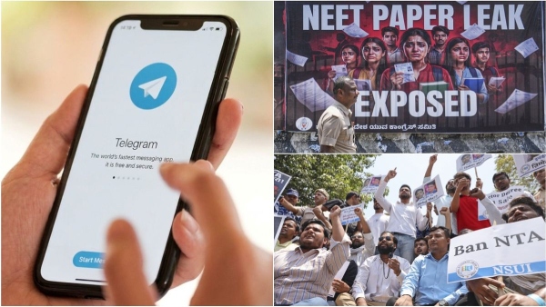 Neet Paper leak Telegram Ban Challenge
