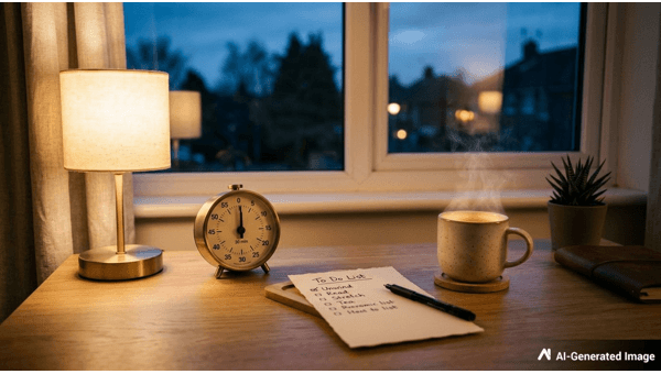 Evening routines boost productivity Evening routines boost productivity