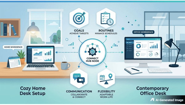 Hybrid work productivity anywhere