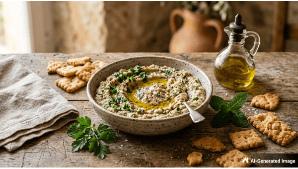 Arjoli Maltese Dip with Galletti