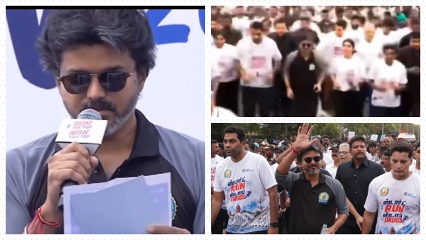 Watch Tamil Nadu CM Vijay Runs 3 km at Chennai s Marina Beach for Anti-Drug Campaign