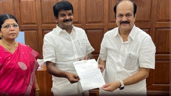 Blow To AIADMK As Vijayabaskar Resigns As MLA Blow To AIADMK As Vijayabaskar Resigns As MLA