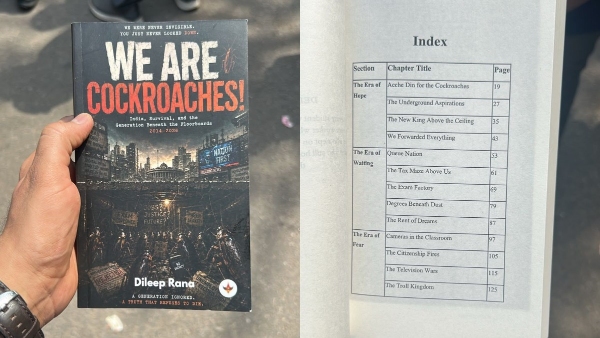 We Are Cockroaches 292-Page Satirical Book Released by Cockroach Janta Party at Jantar Mantar