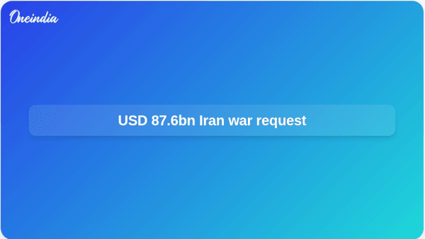 USD 87.6bn Iran war request
