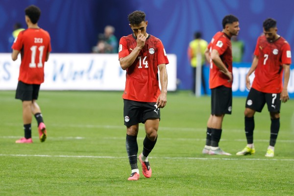Egypt s Hamdy Fathy 14 reacts after the World Cup round of 16 soccer match between Argentina and Egypt in Atlanta Egypt s Hamdy Fathy 14 reacts after the World Cup round of 16 soccer match between Argentina and Egypt in Atlanta