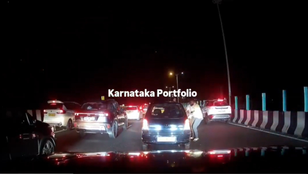 Road Rage on Bengaluru-Mysuru Expressway Family Attacked as Dashcam Captures Shocking Assault Road Rage on Bengaluru-Mysuru Expressway Family Attacked as Dashcam Captures Shocking Assault