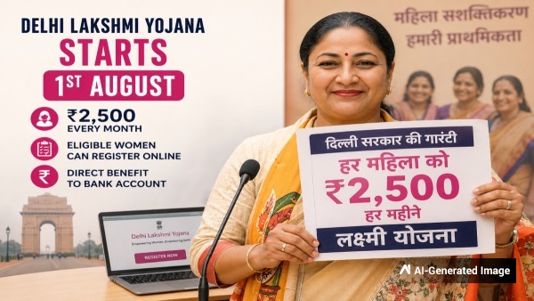Delhi Lakshmi Yojana Registration Check Date amp amp Eligibility Documents Required and How to Apply Online