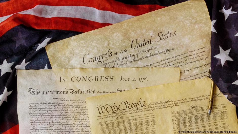 The Charters of Freedom or three foundational documents of the United States are the US Constitution top written in 1787 the Declaration of Independence center 1776 and the Bill of Rights bottom 1789 The Charters of Freedom or three foundational documents of the United States are the US Constitution top written in 1787 the Declaration of Independence center 1776 and the Bill of Rights bottom 1789