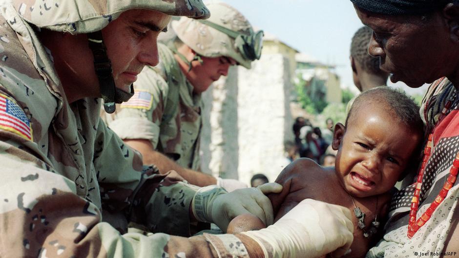 The US provided the bulk of the troops for Operation Restore Hope an early-1990s UN-sanctioned mission to Somalia The US provided the bulk of the troops for Operation Restore Hope an early-1990s UN-sanctioned mission to Somalia
