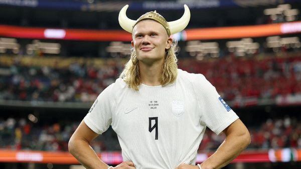 Erling Haaland during the 2026 football World Cup match Erling Haaland during the 2026 football World Cup match