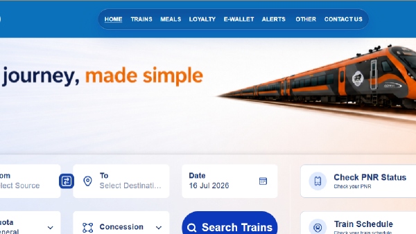 IRCTC new website IRCTC new website