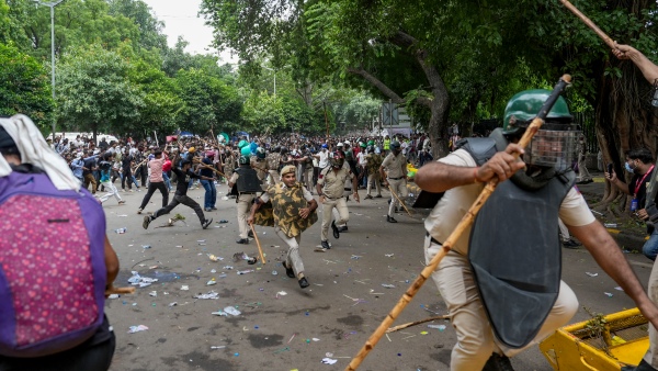 Metallic Fragments Found in Protester s Face Fuel Pellet Ammunition Row After Sansad Chalo March Metallic Fragments Found in Protester s Face Fuel Pellet Ammunition Row After Sansad Chalo March