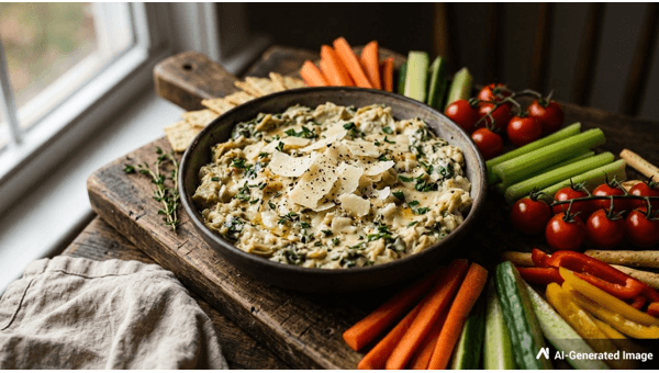 Artichoke Dip with Parmesan Artichoke Dip with Parmesan