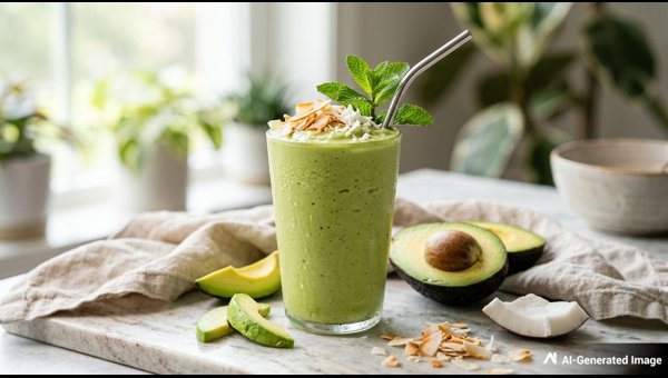 Avocado Coconut Smoothie Recipe