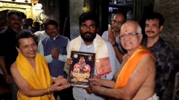 K Annamalai Visits Udupi Offers Prayers To Lord Krishna