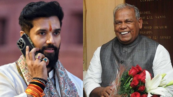Chirag Paswan and Jitan Ram Manjhi Chirag Paswan and Jitan Ram Manjhi