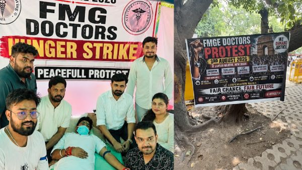 Foreign Medical Graduate Examination FMGE Protest Foreign Medical Graduate Examination FMGE Protest